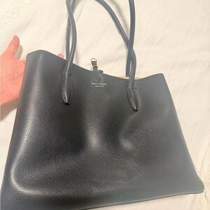 Kate Spade Black Textured Tote